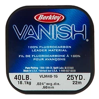 Berkley® Vanish® 25-Yard 100% Fluorocarbon Leader