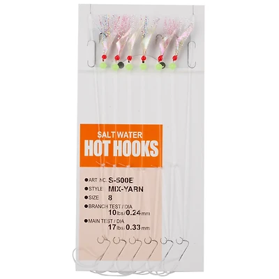 Hayabusa Size 8 Mix-Yarn Sabiki Rig