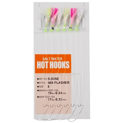 Hayabusa Size 8 Mix-Flasher Sabiki Rig