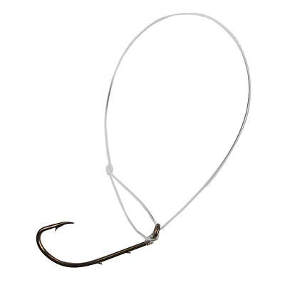 Eagle Claw Snelled Baitholder Single Hooks 6-Pack