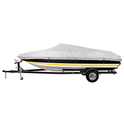 Marine Raider Silver Series Model E Boat Cover For 20' - 22' V-Hull Runabouts And V-Hull Pro-Style B