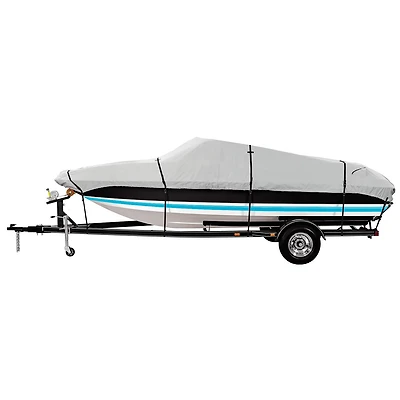 Marine Raider Platinum Series Model D Boat Cover For 17' - 19' V-Hulls And Runabouts