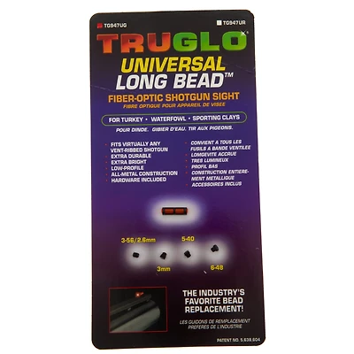 Truglo Long-Bead Universal Shotgun Sight