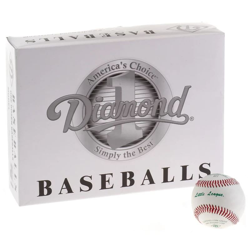 Diamond DLL Tournament Grade Little League Baseballs 12-Pack