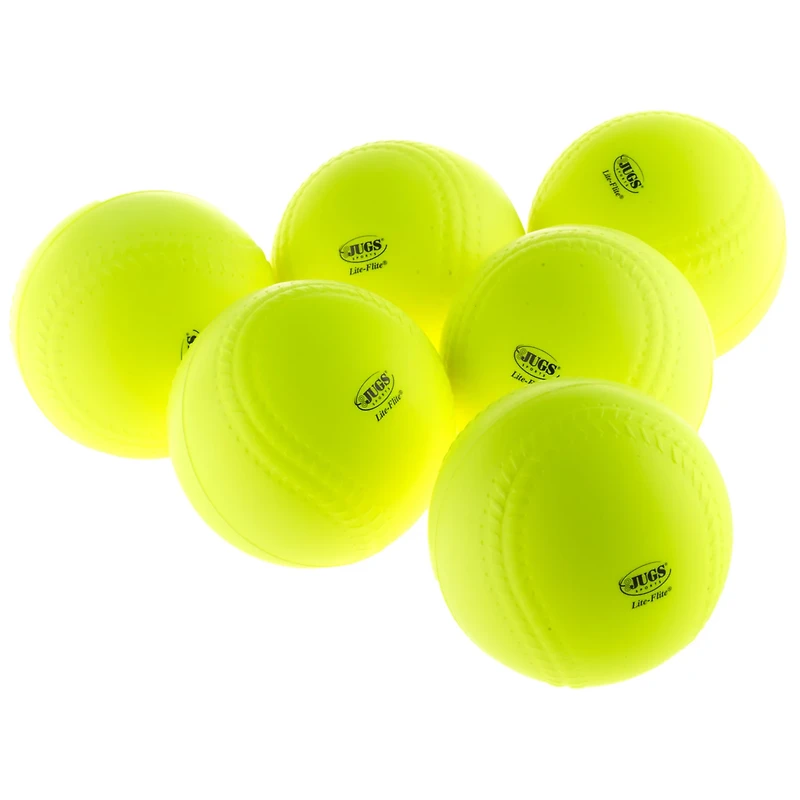 JUGS Lite-Flite Softballs 6-Pack