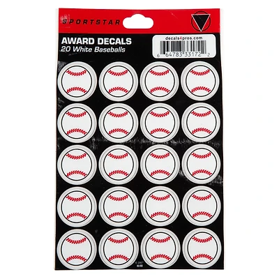 Sportstar Baseball Award Decals