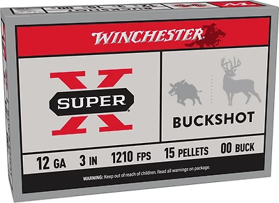 Winchester Super-X Buckshot Load 12 Gauge Shotshells