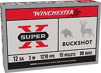 Winchester Super-X Buckshot Load 12 Gauge Shotshells