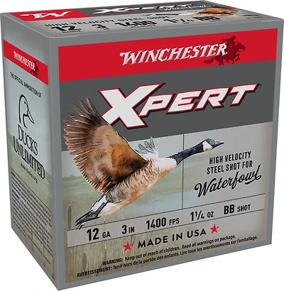 Winchester Xpert Hi-Velocity Steel 12 Gauge Shotshells