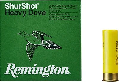 Remington ShurShot Heavy Dove 20 Gauge 8 Shot Shotshells - 25 Rounds