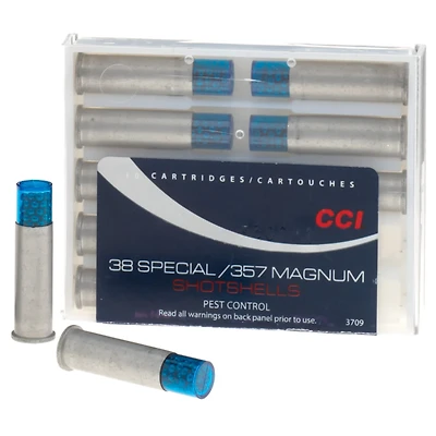 CCI Pest Control .38 Special/.357 Magnum 109-Grain Centerfire Handgun Shotshells - 10 Rounds