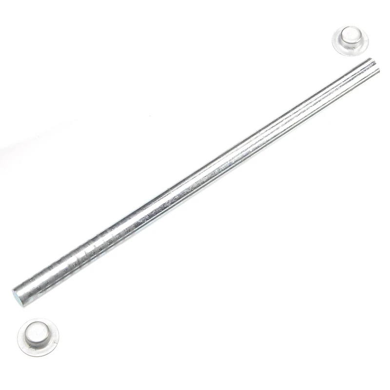 C.E. Smith Company 13" Zinc-Plated Roller Shaft with Cap Nuts