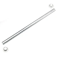 C.E. Smith Company 13" Zinc-Plated Roller Shaft with Cap Nuts