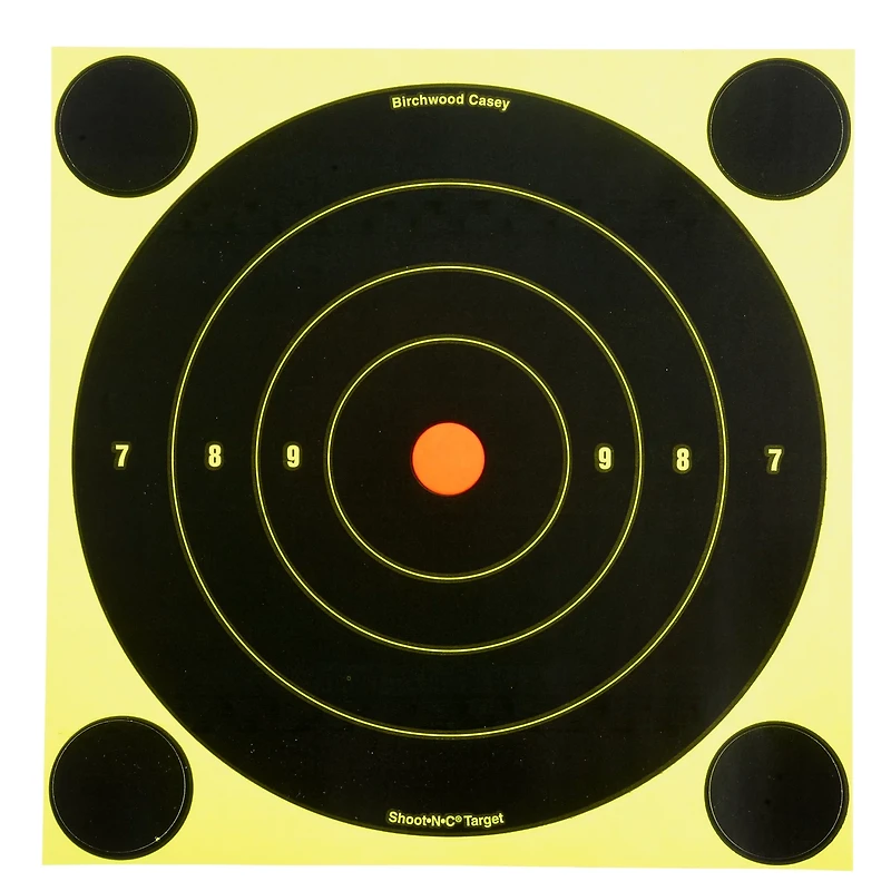 Birchwood Casey 8-in Shoot-N-C Bull's-Eye Targets 6-Pack