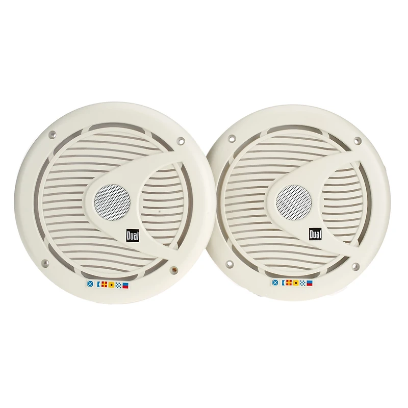 Dual 6.5" Coaxial Marine Speakers (Pair)
