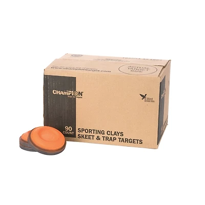 Champion Orange Dome Standard Clay Targets 90-Pack