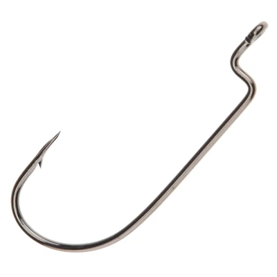 Owner Offset-Shank Wide-Gap Single Worm Hooks