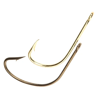 Eagle Claw Weedless Baitholder Non-offset Single Hooks 4-Pack