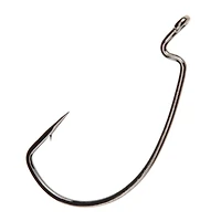 Gamakatsu Superline Extra Wide Gap Offset Shank Single Worm Hooks 5-Pack