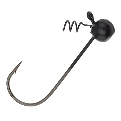 Big Bite Baits 1/4 oz Fin Twist Jigheads 4-Pack