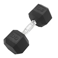 CAP Barbell 30 lb. Coated Hex Dumbbell