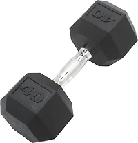 CAP Barbell 40 lb. Coated Hex Dumbbell
