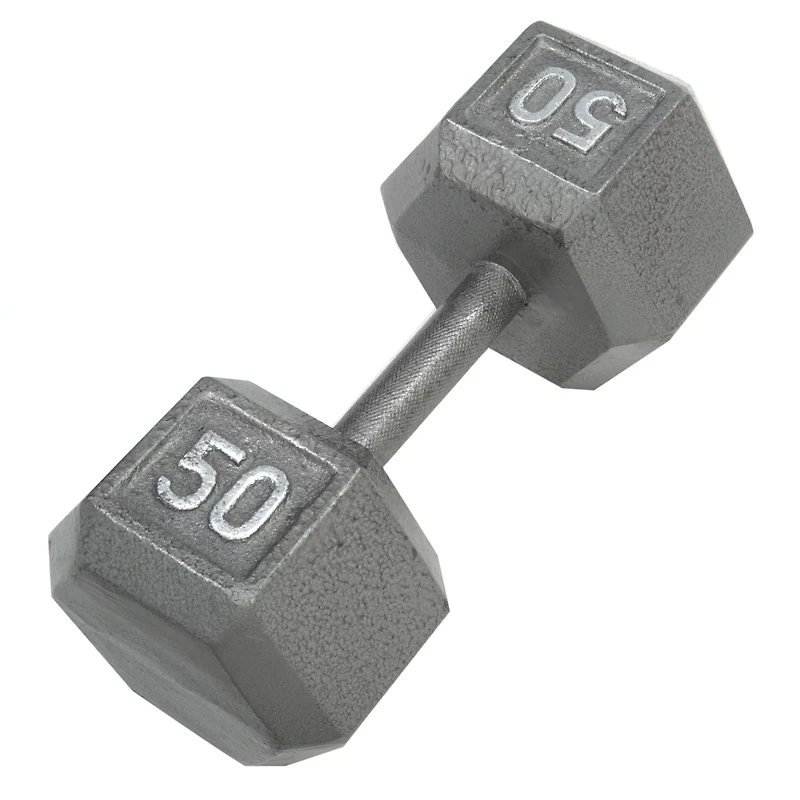 CAP Barbell 50 lb. Solid Hex Dumbbell