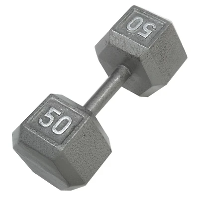 CAP Barbell 50 lb. Solid Hex Dumbbell