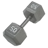 CAP Barbell 50 lb. Solid Hex Dumbbell