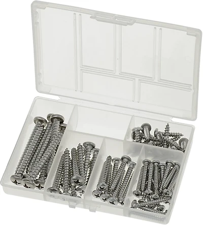 Marine Raider 68-Piece Stainless-Steel Pan-Head Screw Kit