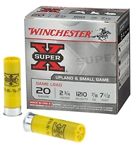 Winchester Super-X 20 Gauge Dove & Game Load 7.5 Shot Shotshells - 25 Rounds