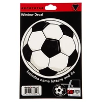 Sportstar Soccer Window Decal