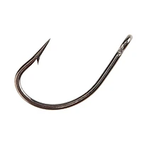 Mustad O'Shaughnessy 3X Live Bait Single Hooks 5/0, 25-Pack