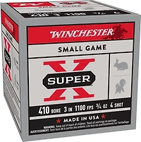 Winchester Super-X .410 Caliber Lead Shot High Brass Game Load Shotshells