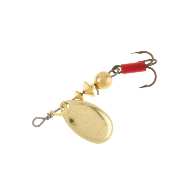 Mepps Aglia 1/12 oz Plain Treble In-Line Spinner