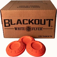 White Flyer BLACKOUT All Orange Targets, 108mm, 135ct
