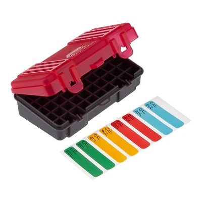 Plano® 50-Count Handgun Ammo Case for 9 mm and .380 Auto Bullets