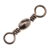 Eagle Claw Barrel Swivels Black 12-Pack