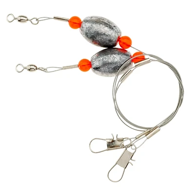 Eagle Claw Lazer Sharp 1-1/2 oz 18 in Saltwater Rigs 2-Pack