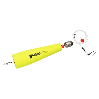 H&H Lure 4 Monofilament Coastal Popping Rigs 2-Pack