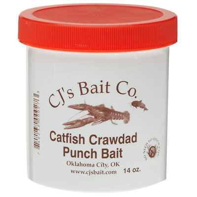 CJ's Bait Company 14 oz. Catfish Crawdad Punch Bait