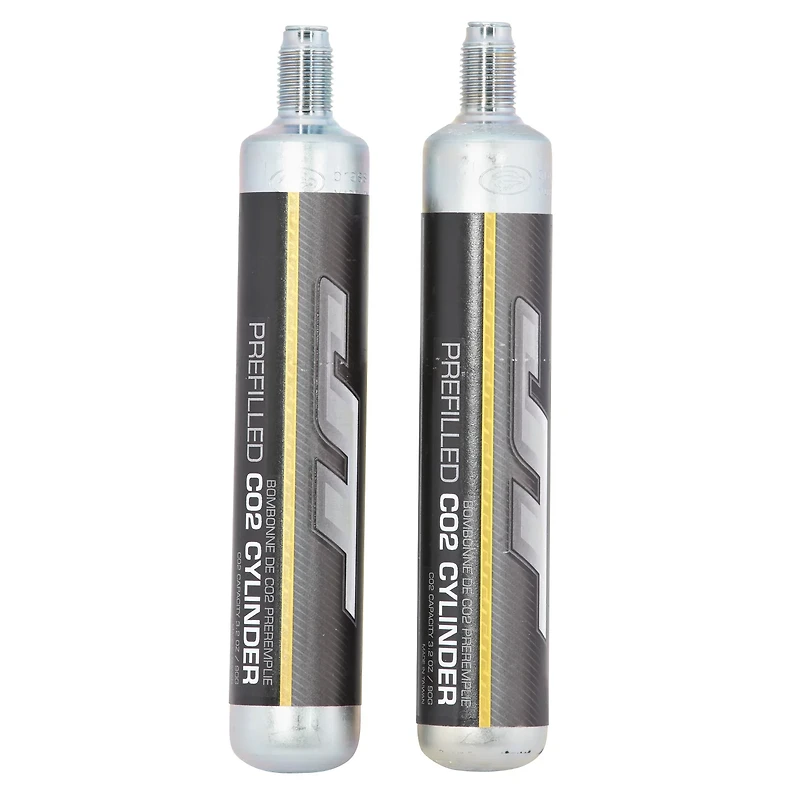JT Sports 90-Gram Prefilled CO2 Cylinders 2-Pack