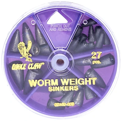 Eagle Claw Assorted Weights 27-Pack
