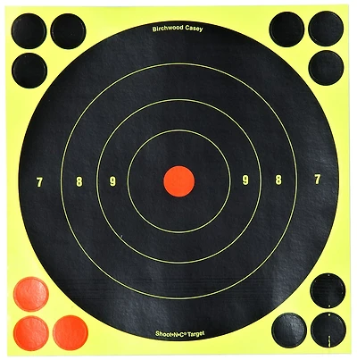 Birchwood Casey Shoot-N-C Self-Adhesive 8-in Bull's-Eye Targets 30-Pack