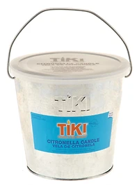 Lamplight® Tiki 17 oz. Galvanized Citronella Bucket