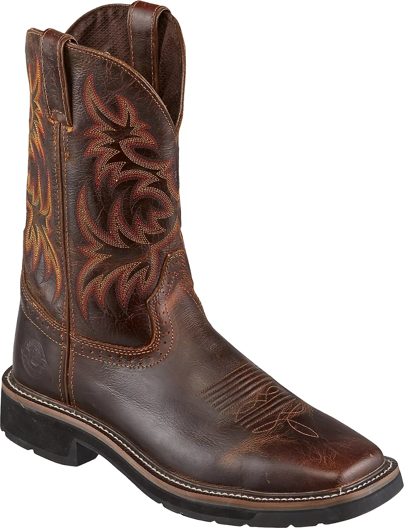 Justin Men's Stampede EH Wellington Leather Work Boots