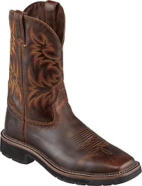 Justin Men's Stampede EH Wellington Leather Work Boots