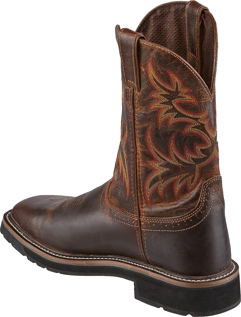 Justin Men's Stampede EH Wellington Leather Work Boots