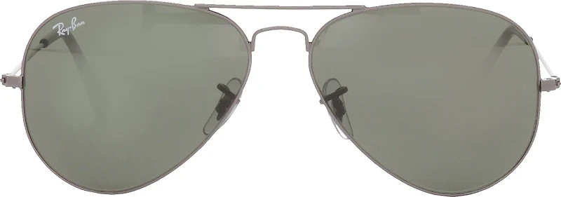 Ray-Ban Aviator Large Neutral Gray Metal Sunglasses