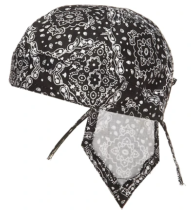 ZANHeadgear Flydanna Black Paisley Bandana